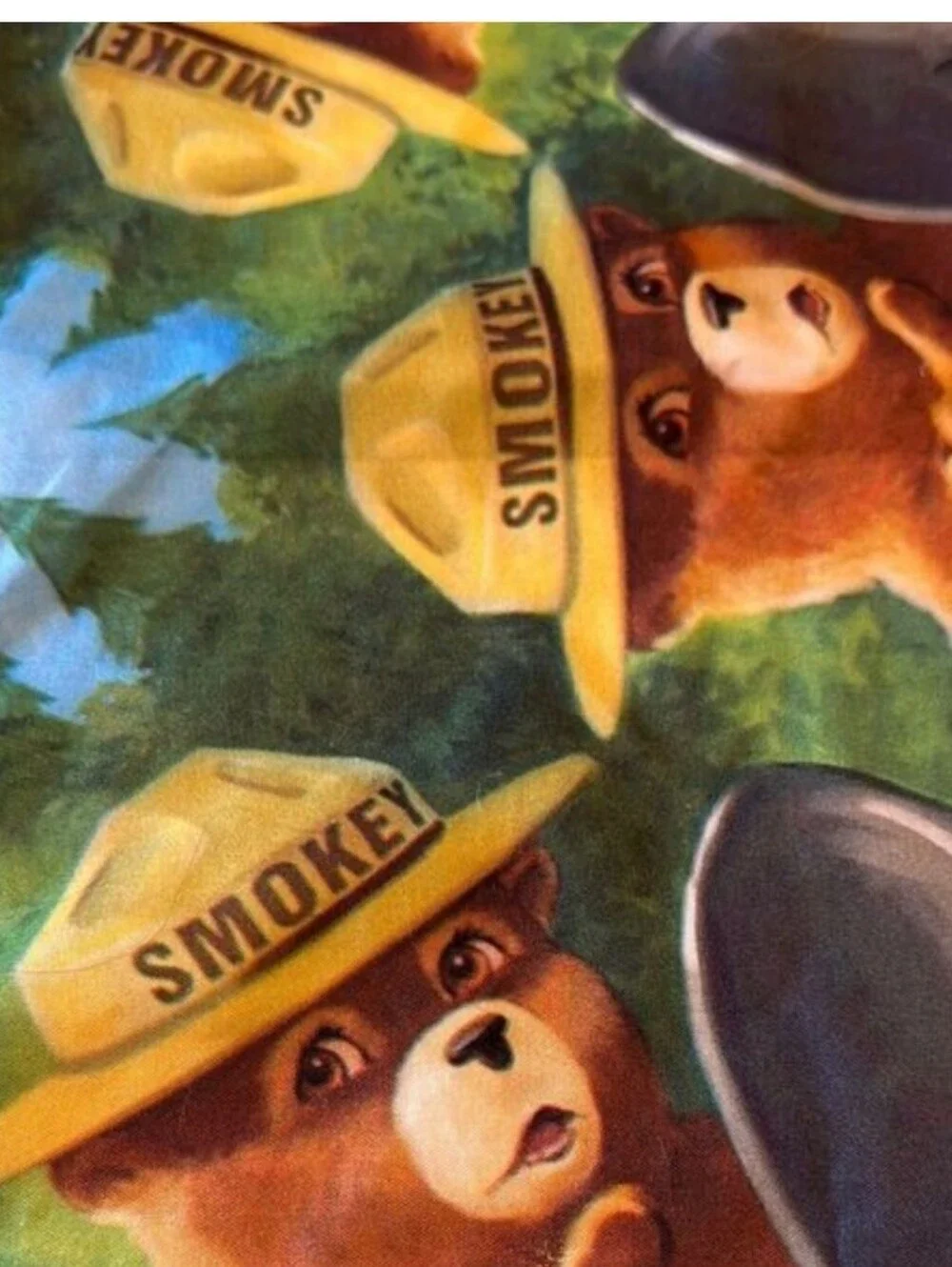 Vintage Smokey Bear Cotton Bandana